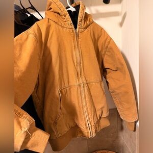 Cabela's Brown Hooded Jacket with Black Lining